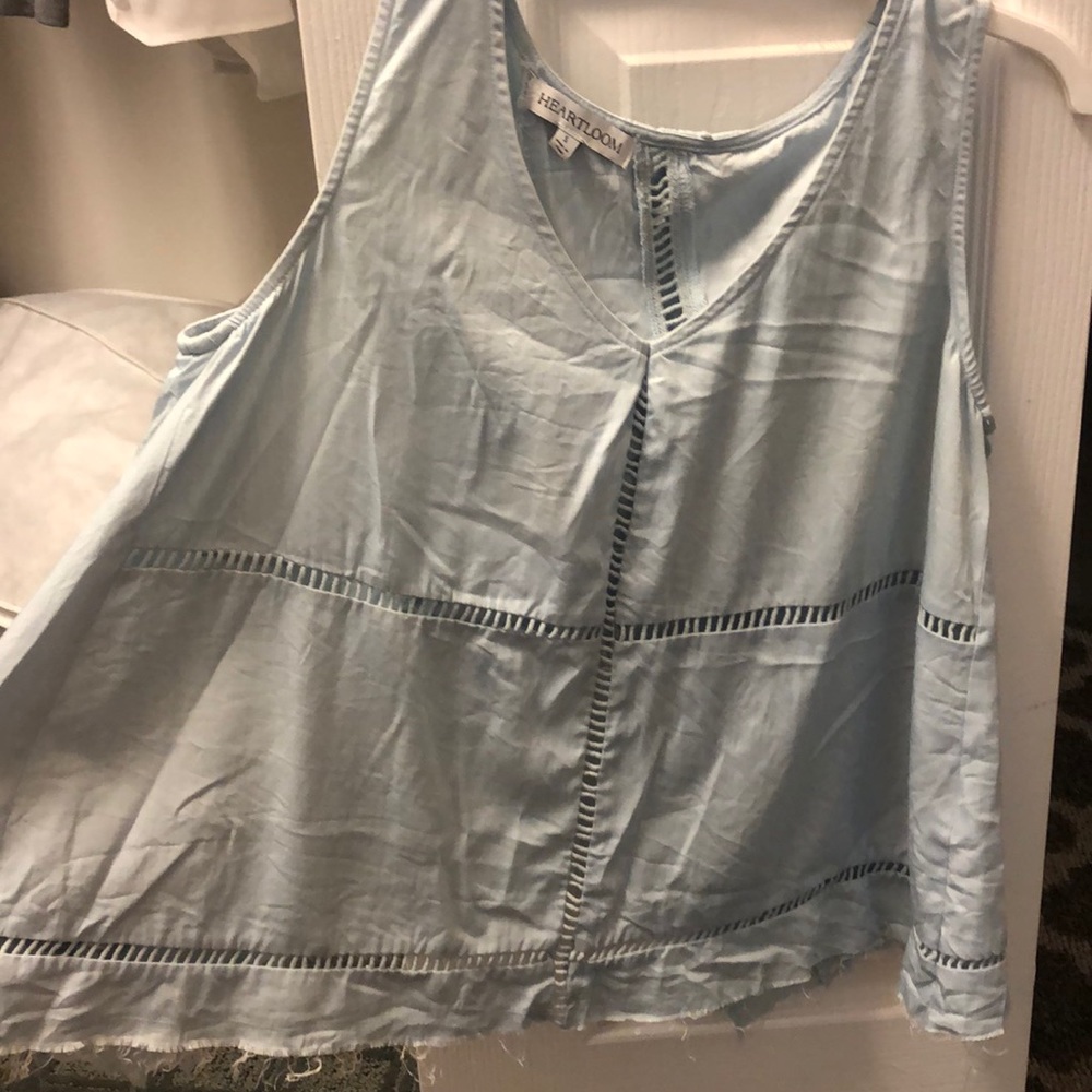 Open back like new top